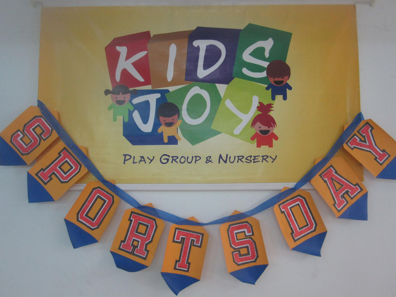 Sports Day Banner Kids Joy School